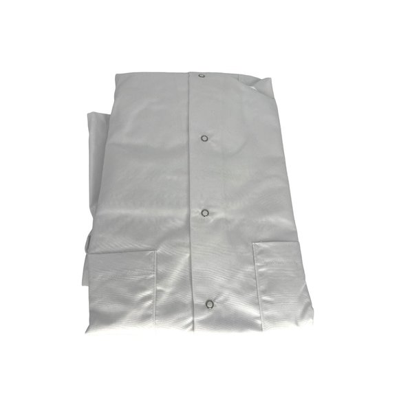Red Kap Lab Coat Unisex White 80/20 KP70WH5 Size 5XL Never Worn - Picture 2 of 4